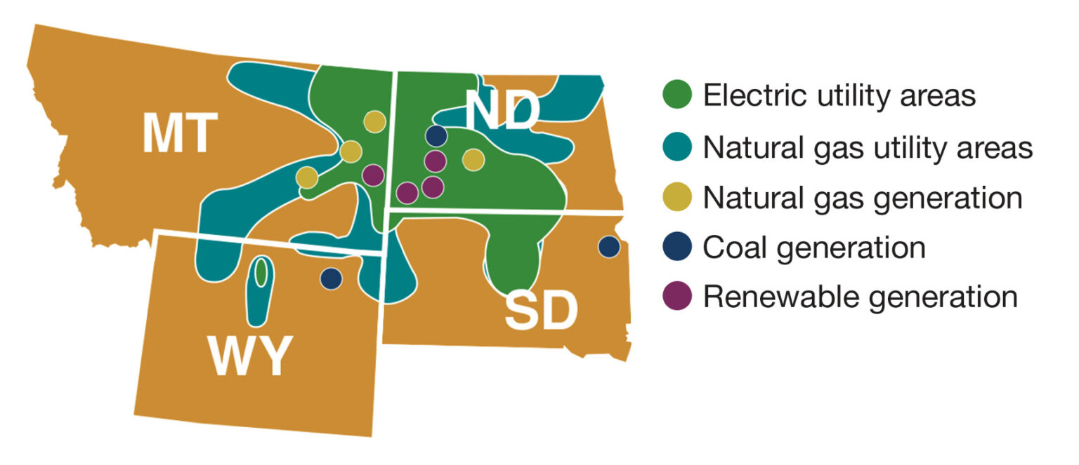 Mdu Electric Service Territory - Montana-Dakota Utilities Company